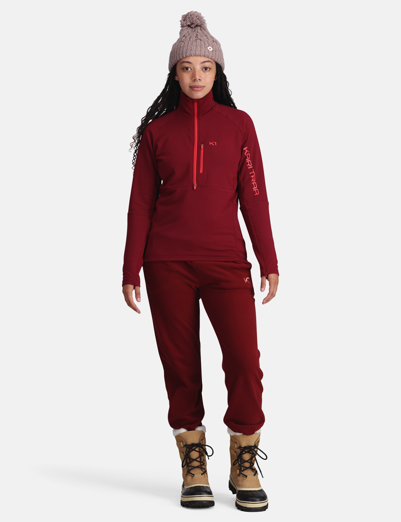 Kari Traa Emma Long Sleeve in ROT