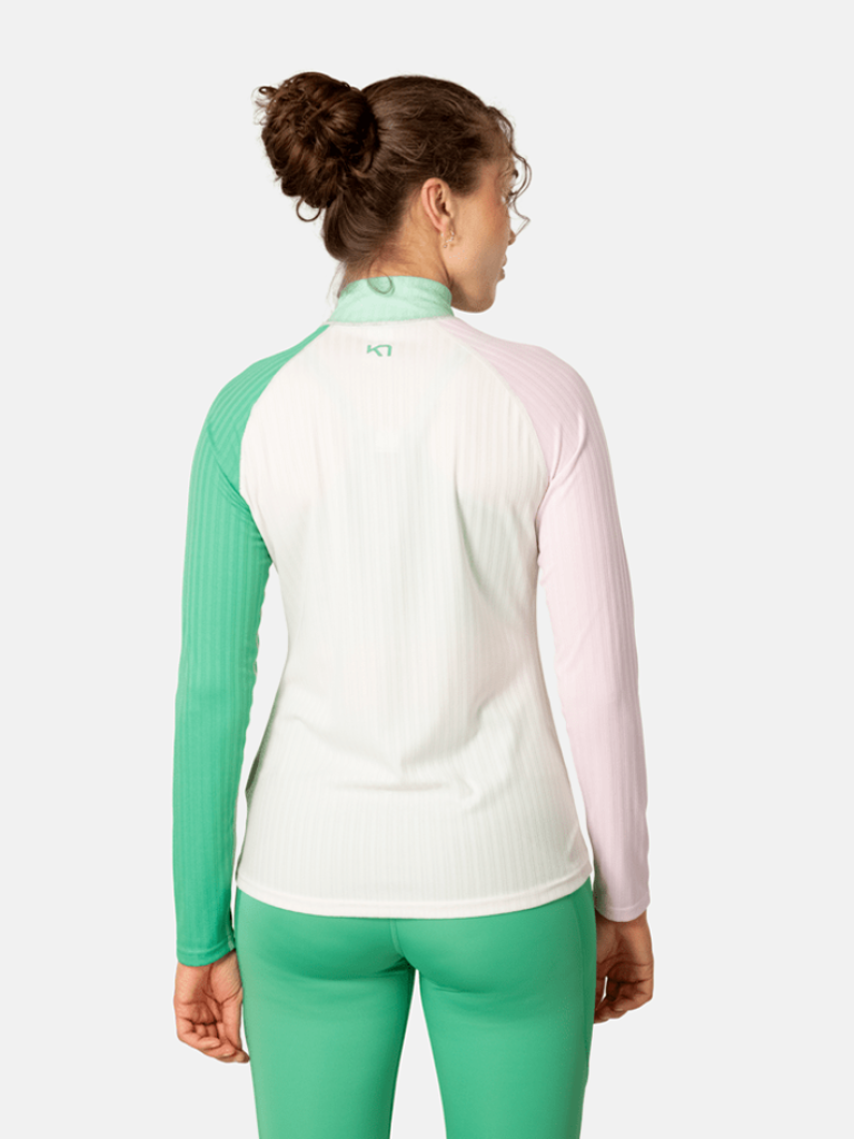 Kari Traa Ella Baselayer Halfzip in BEIGE