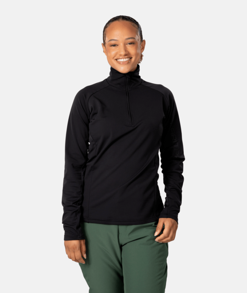 Kari Traa Evelyn Midlayer in SCHWARZ