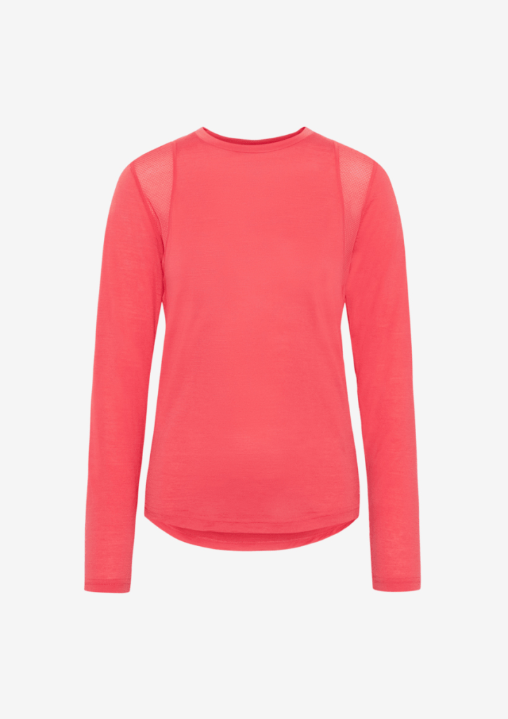 Kari Traa Embla Wool LS in ORANGE
