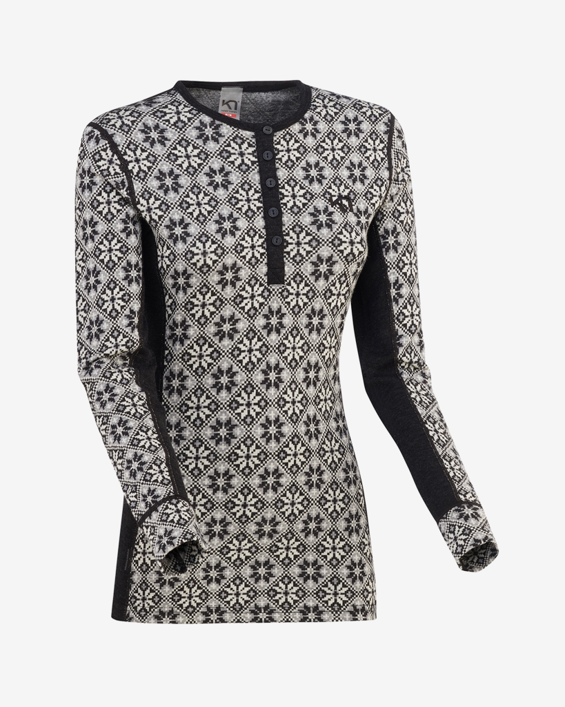 Kari Traa Rose Long Sleeve in SCHWARZ