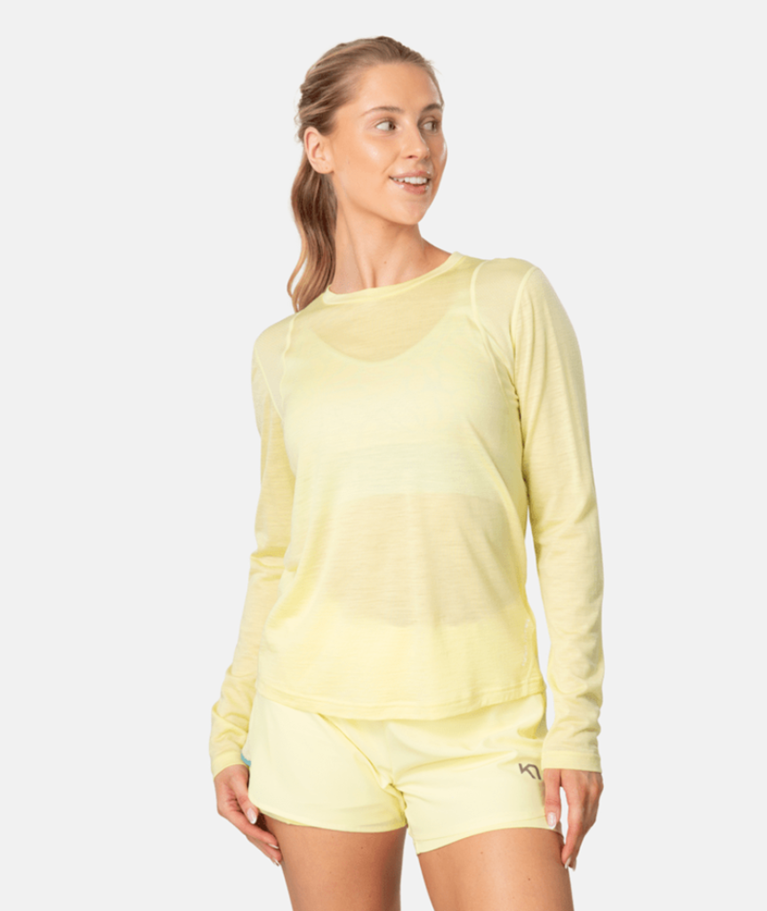 Kari Traa Embla Wool LS in GELB