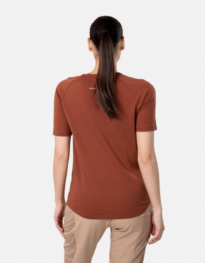 Kari Traa Ane Short Sleeve in BRAUN