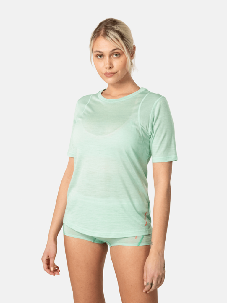 Kari Traa Embla Wool Tee in GRÜN