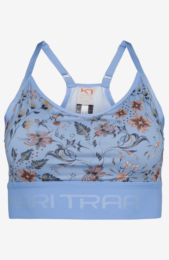 Kari Traa Froya Printed Sports Bra in BLAU
