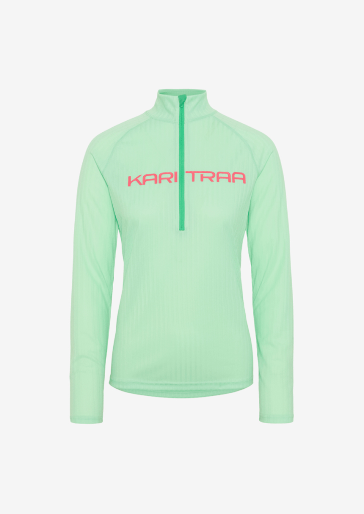 Kari Traa Ella Baselayer Halfzip in GRÜN