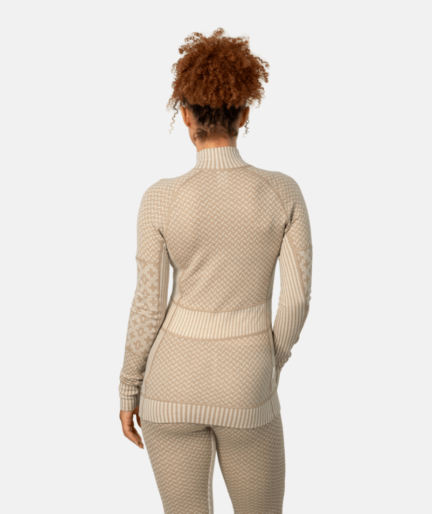 Kari Traa Smekker Half Zip in BEIGE