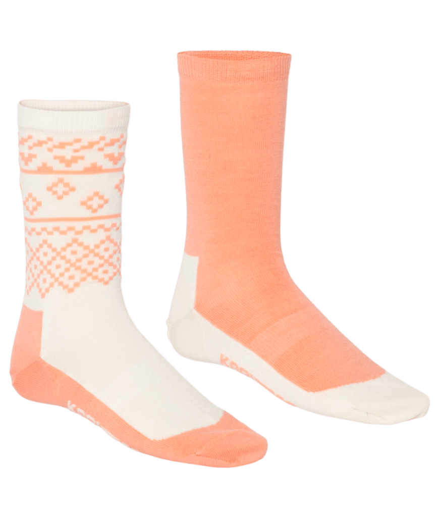 Kari Traa Ragna Hiking Sock 2Pk in ORANGE