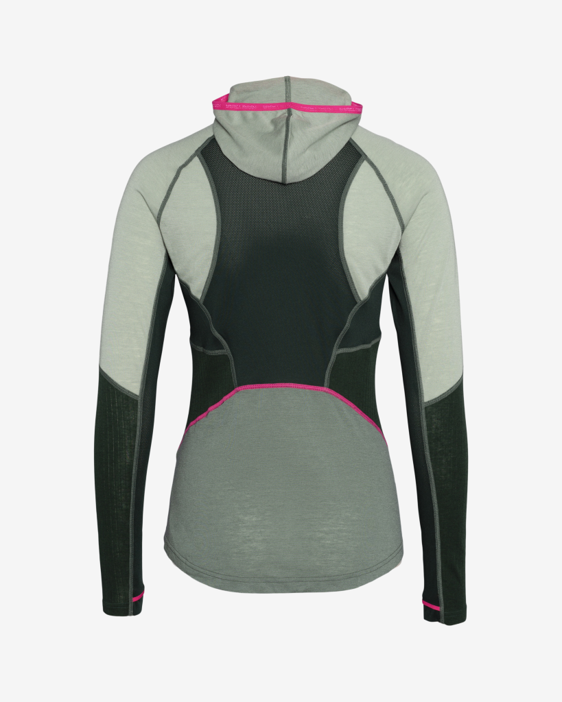 Kari Traa Alma Hood in GRÜN