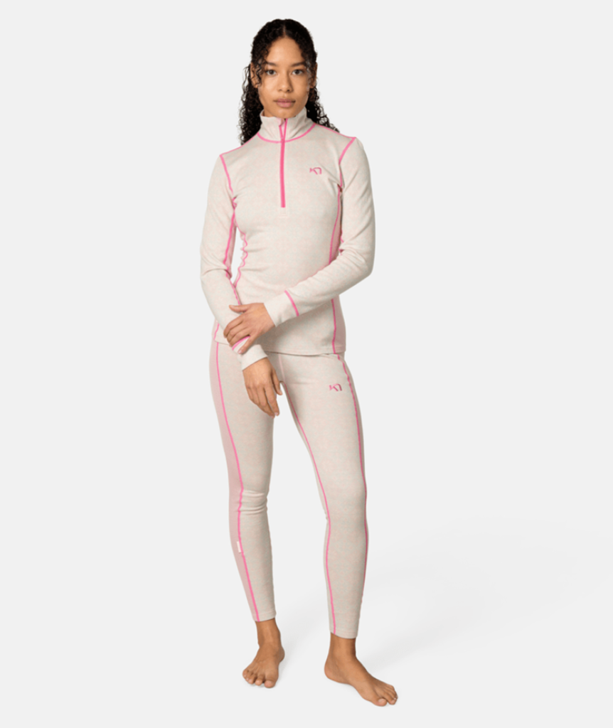 Kari Traa Rose Half Zip in PINK