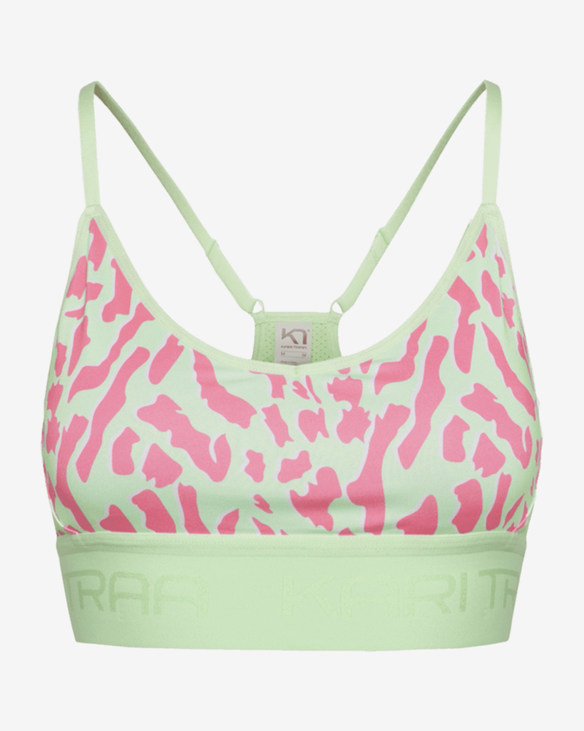 Kari Traa Var Printed Sports Bra in GRÜN