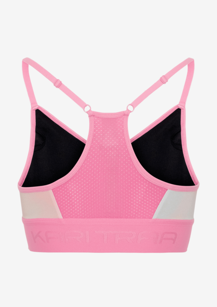 Kari Traa Var Printed Sports Bra in PINK