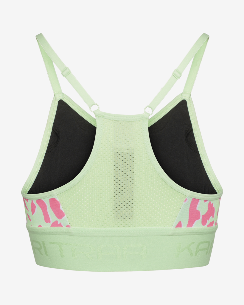 Kari Traa Var Printed Sports Bra in GRÜN