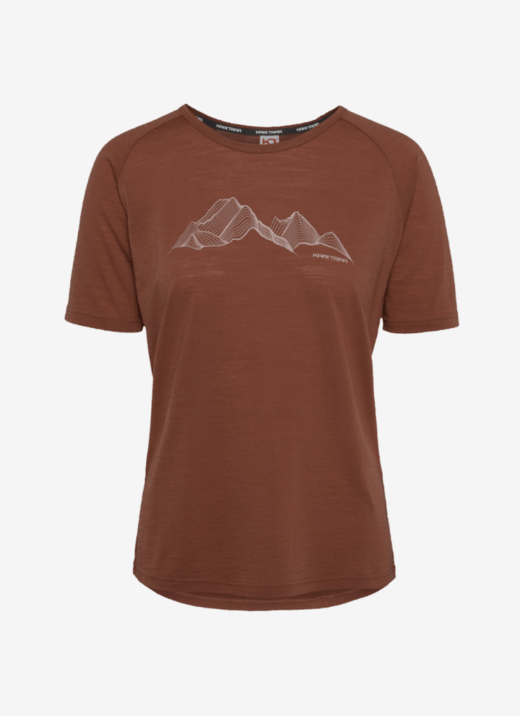 Kari Traa Ane Short Sleeve in BRAUN