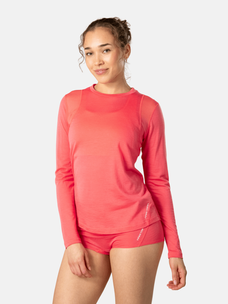 Kari Traa Embla Wool LS in ORANGE