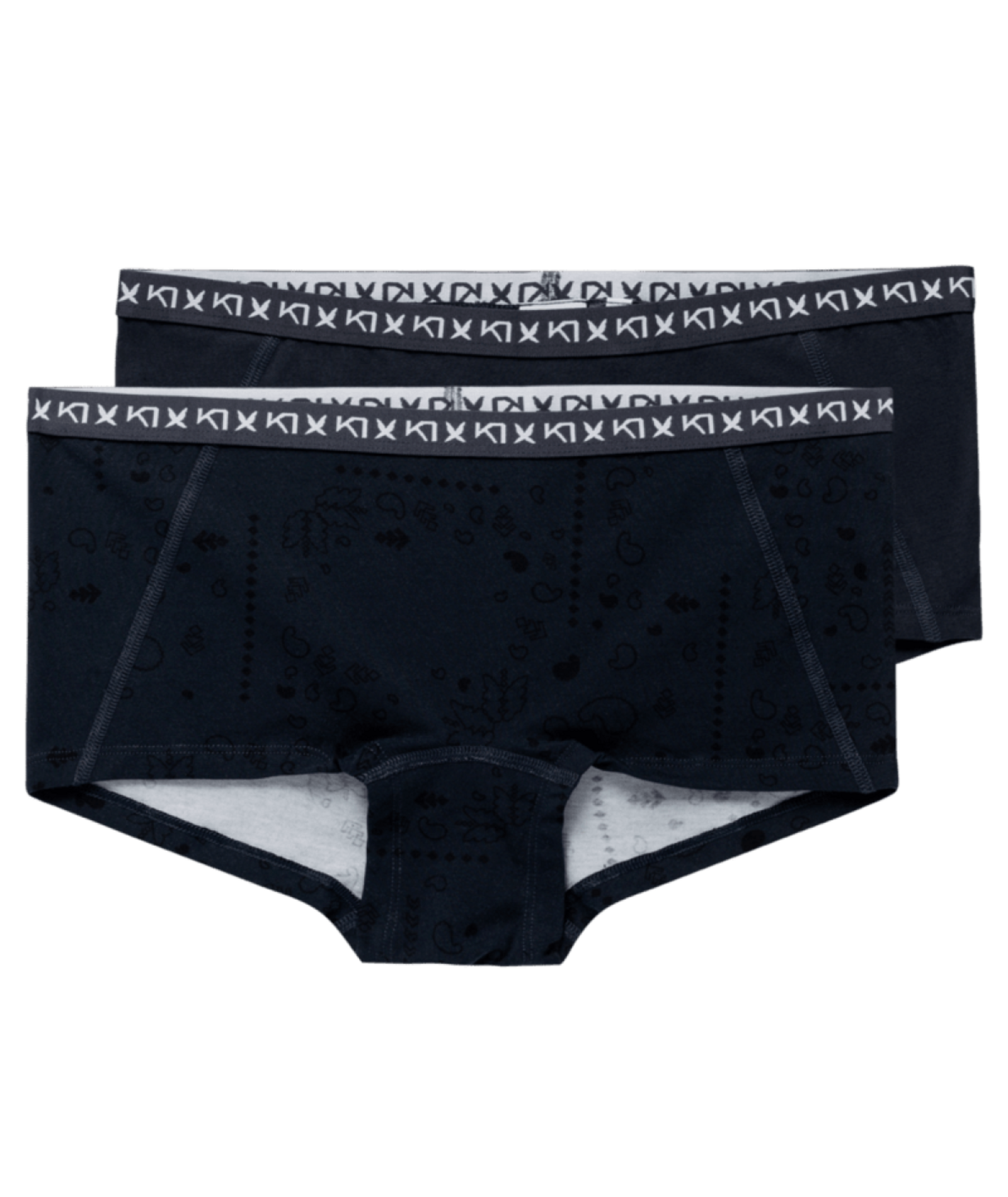 Kari Traa Tina Hipster 2-Pack in SCHWARZ