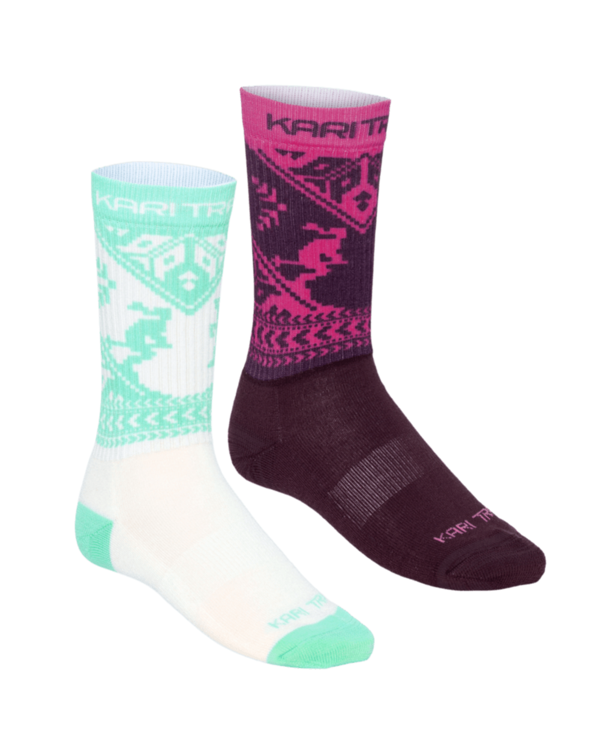 Kari Traa Puffin Sock 2-Pack in MEHRFARBIG