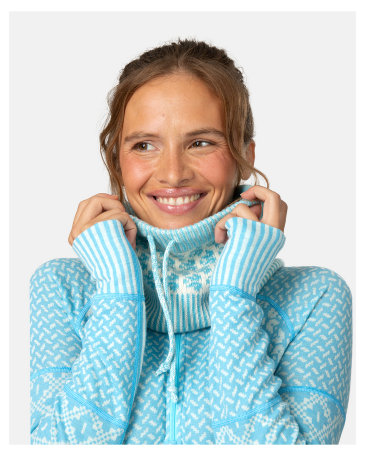 Kari Traa Smekker Knit Tube in BLAU