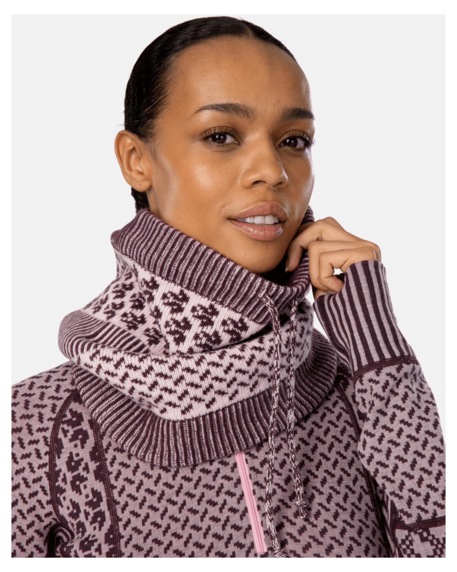 Kari Traa Smekker Knit Tube in BRAUN