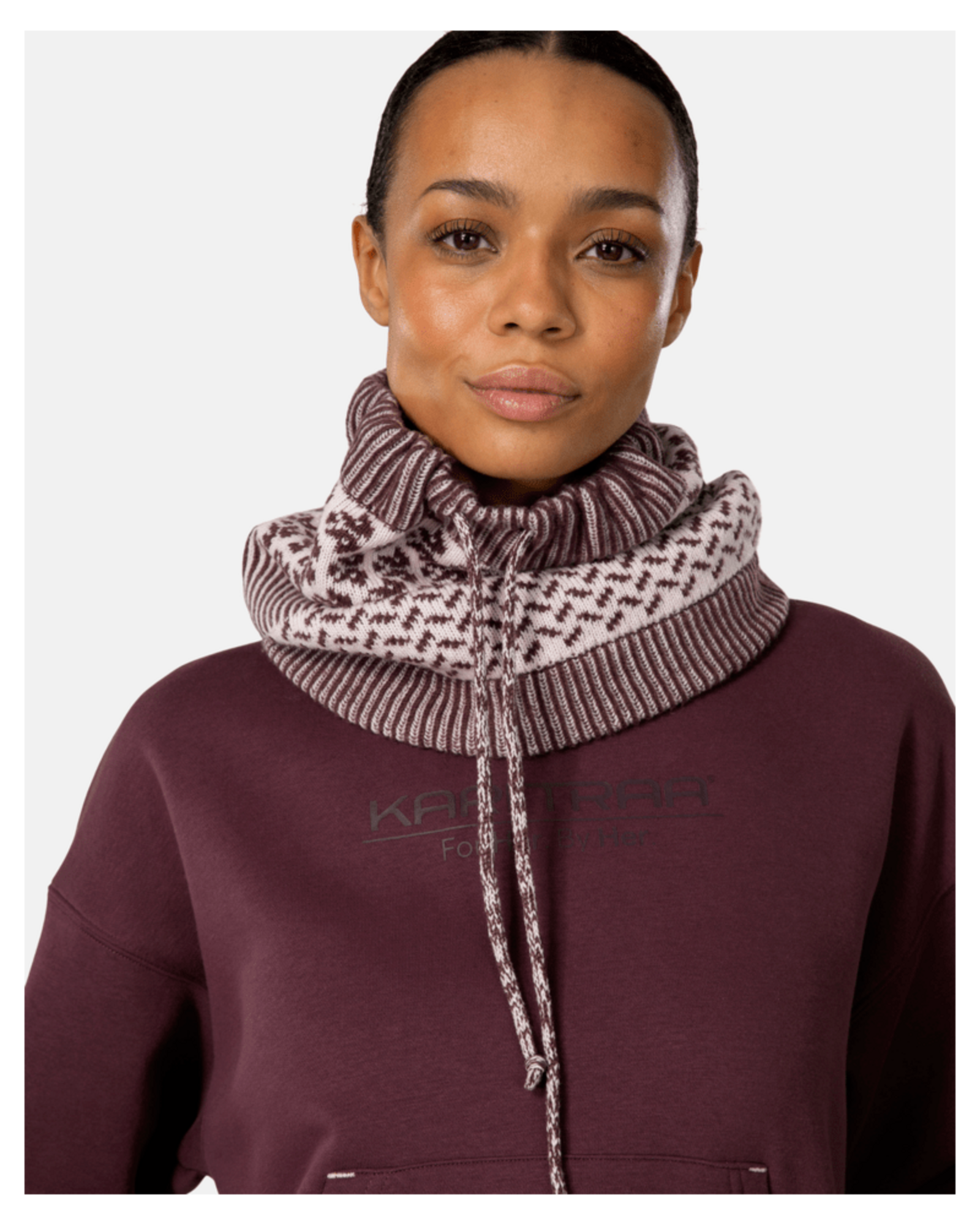 Kari Traa Smekker Knit Tube in BRAUN