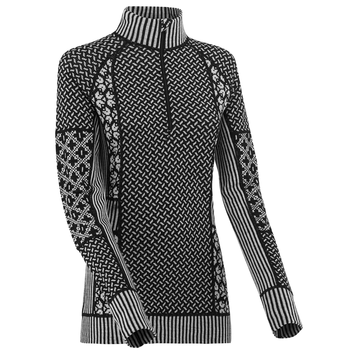 Kari Traa Smekker Half Zip in SCHWARZ