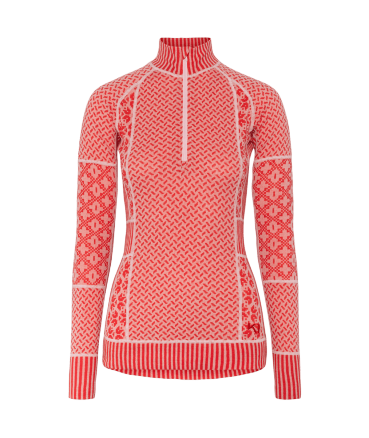 Kari Traa Smekker Half Zip in ROT
