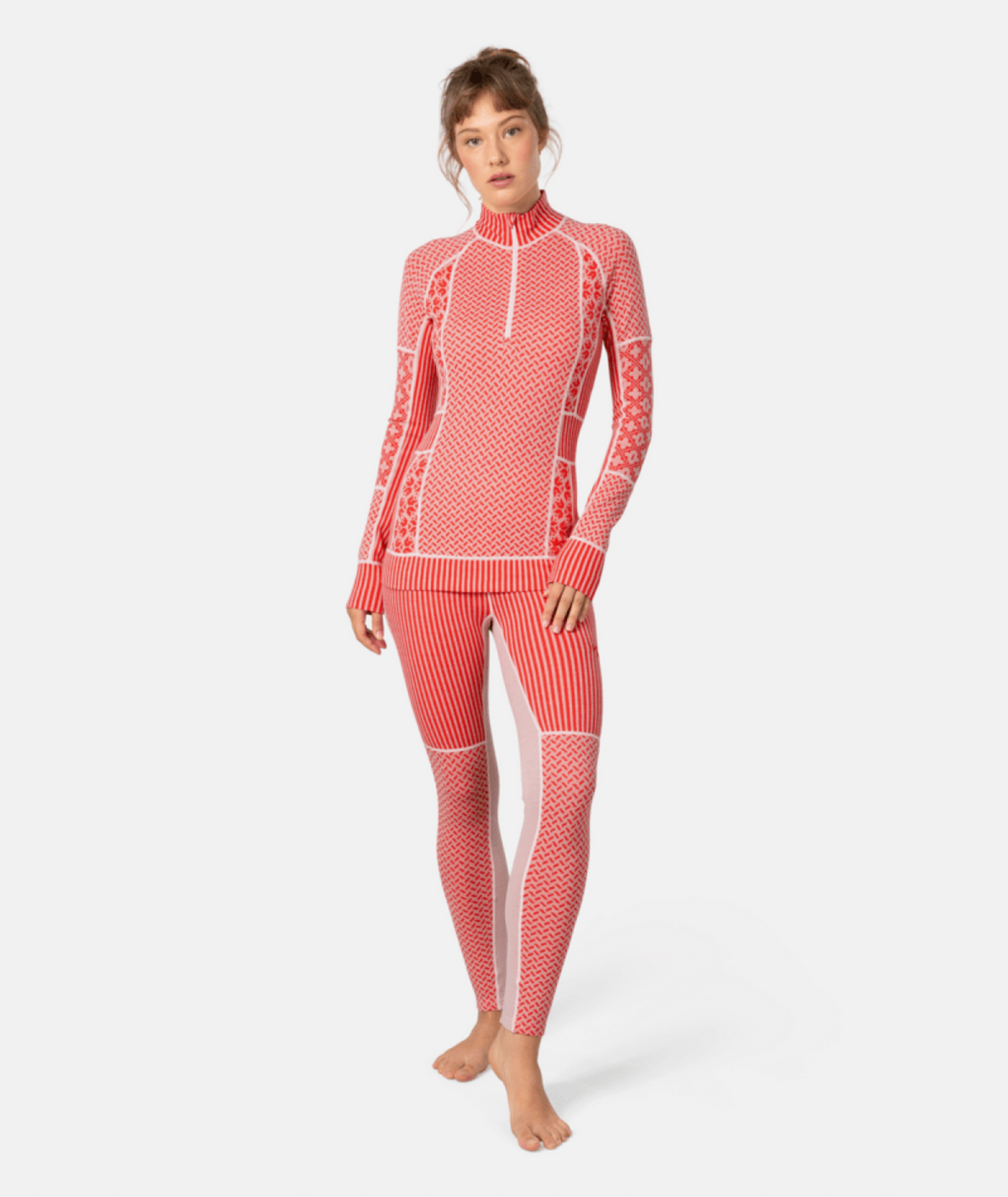 Kari Traa Smekker Half Zip in ROT