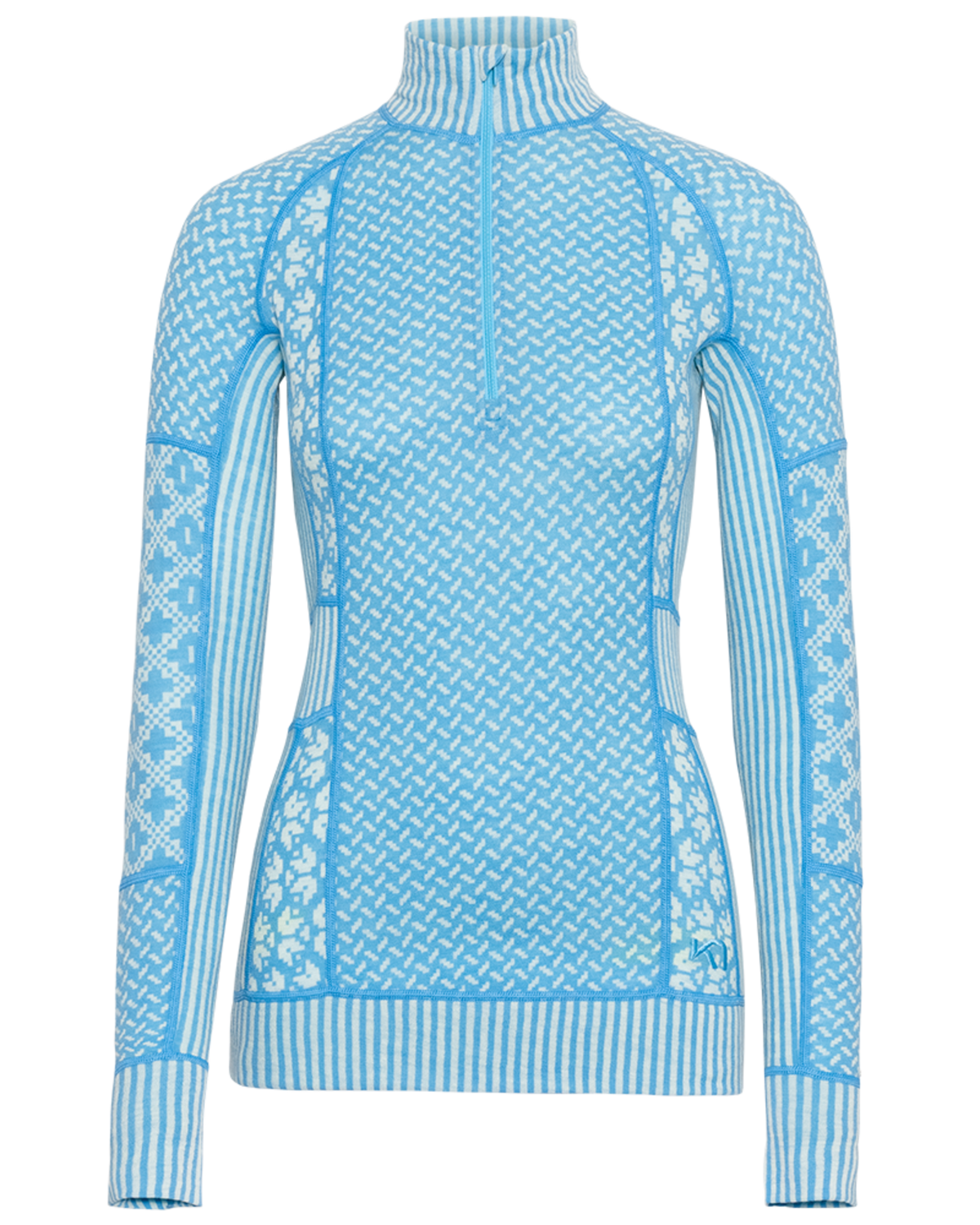 Kari Traa Smekker Half Zip in BLAU