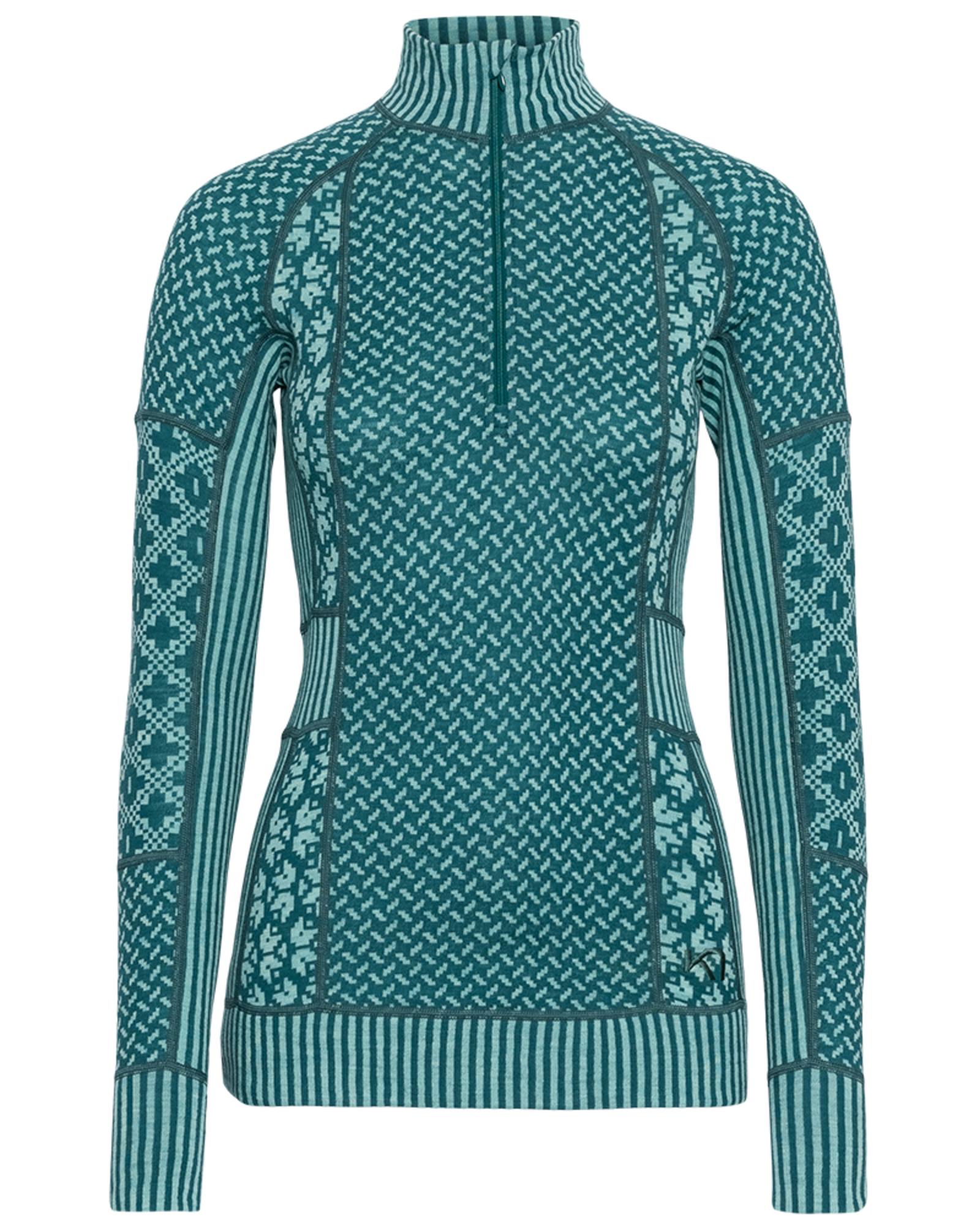 Kari Traa Smekker Half Zip in BLAU