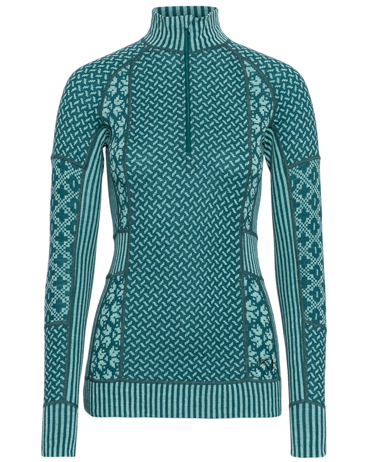 Kari Traa Smekker Half Zip in BLAU