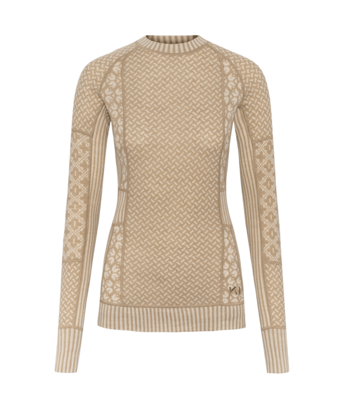 Kari Traa Smekker Long Sleeve in BEIGE