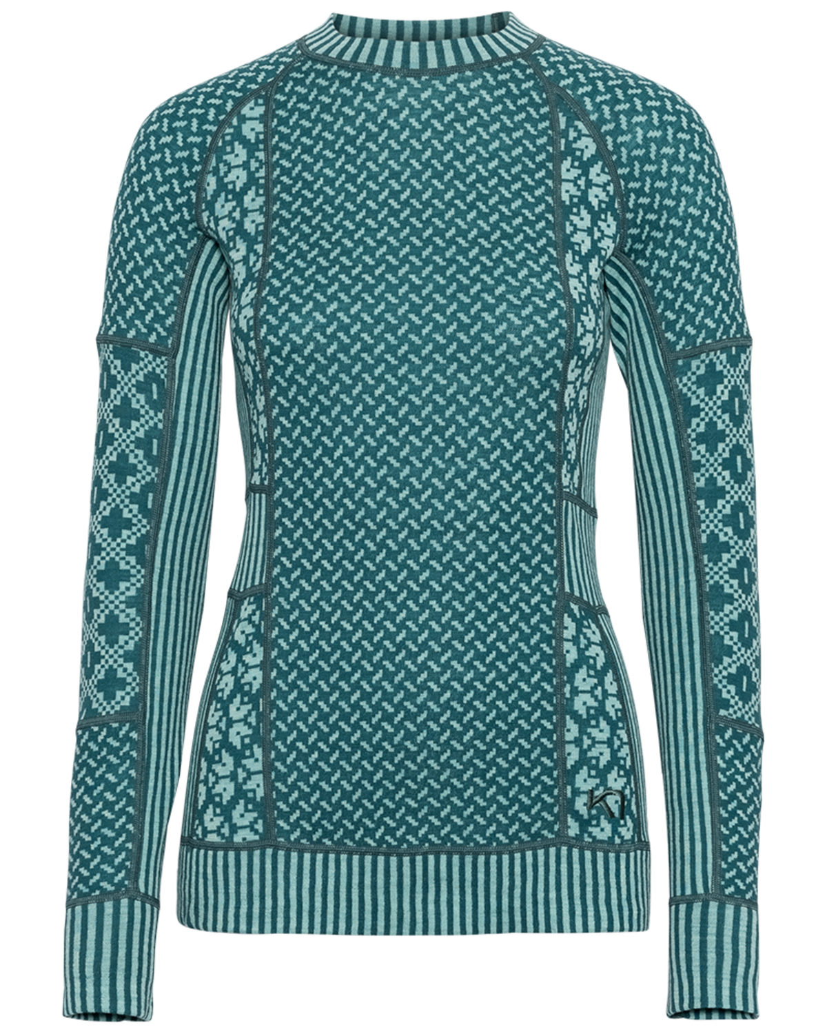 Kari Traa Smekker Long Sleeve in BLAU