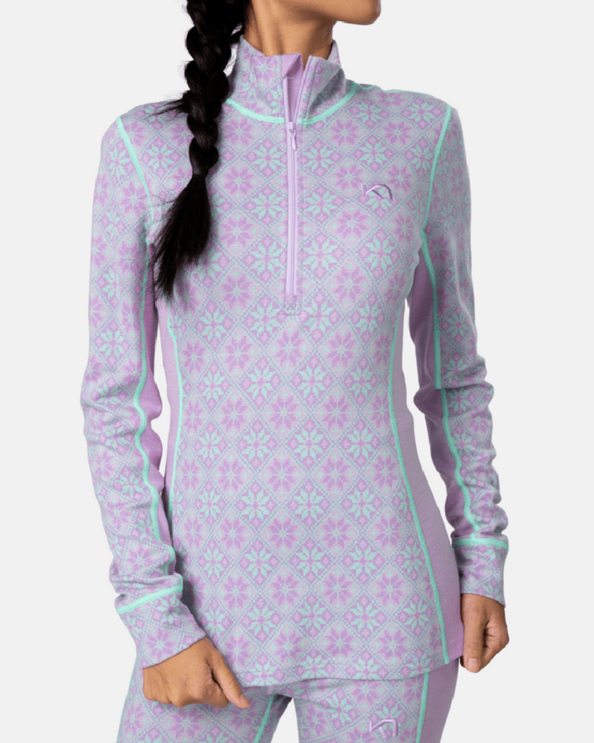 Kari Traa Rose Half Zip in VIOLETT
