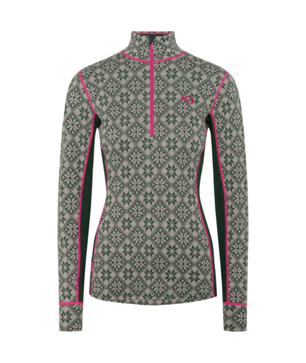 Kari Traa Rose Half Zip in GRÜN