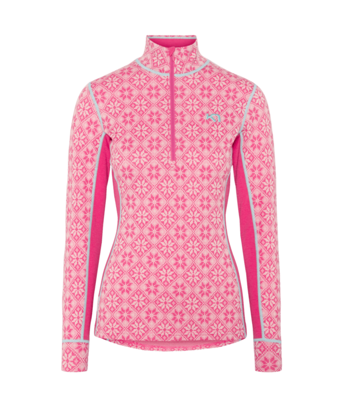 Kari Traa Rose Half Zip in PINK