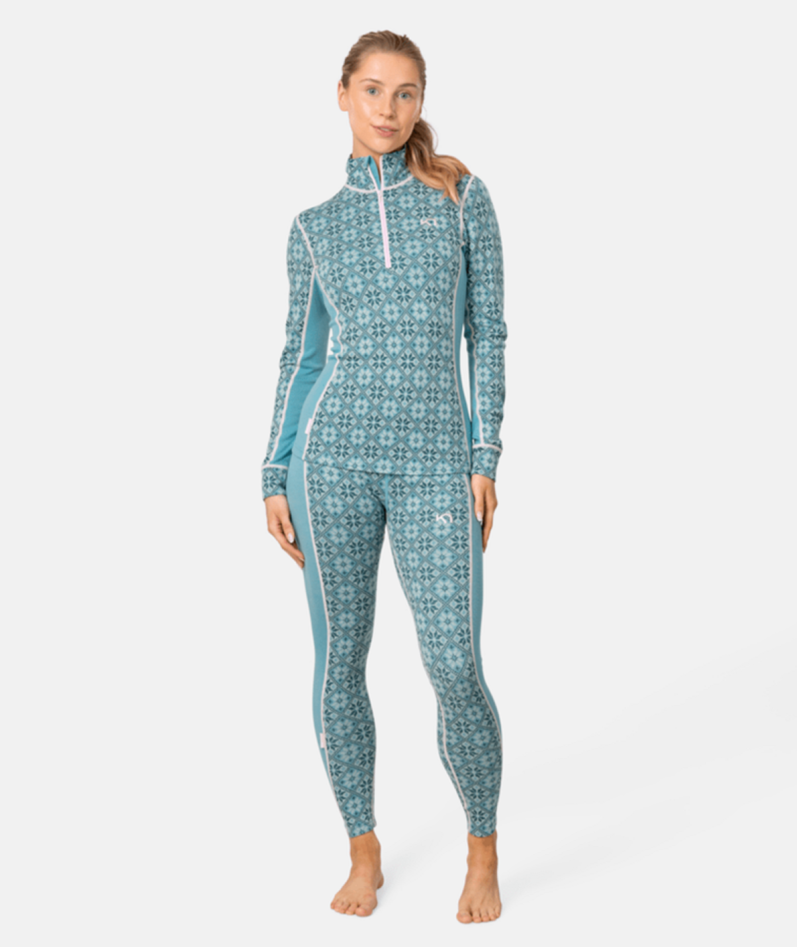 Kari Traa Rose Half Zip in BLAU