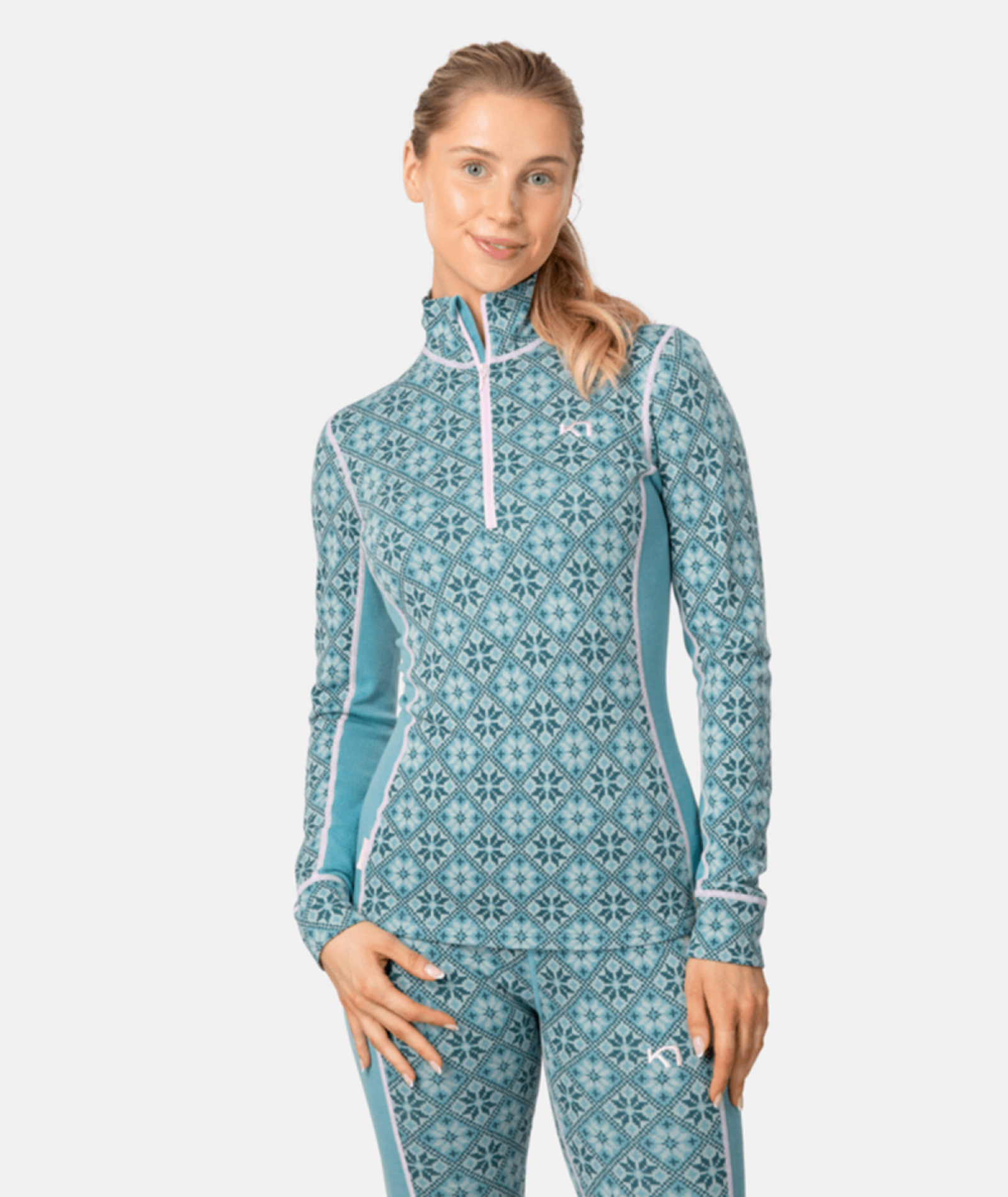 Kari Traa Rose Half Zip in BLAU