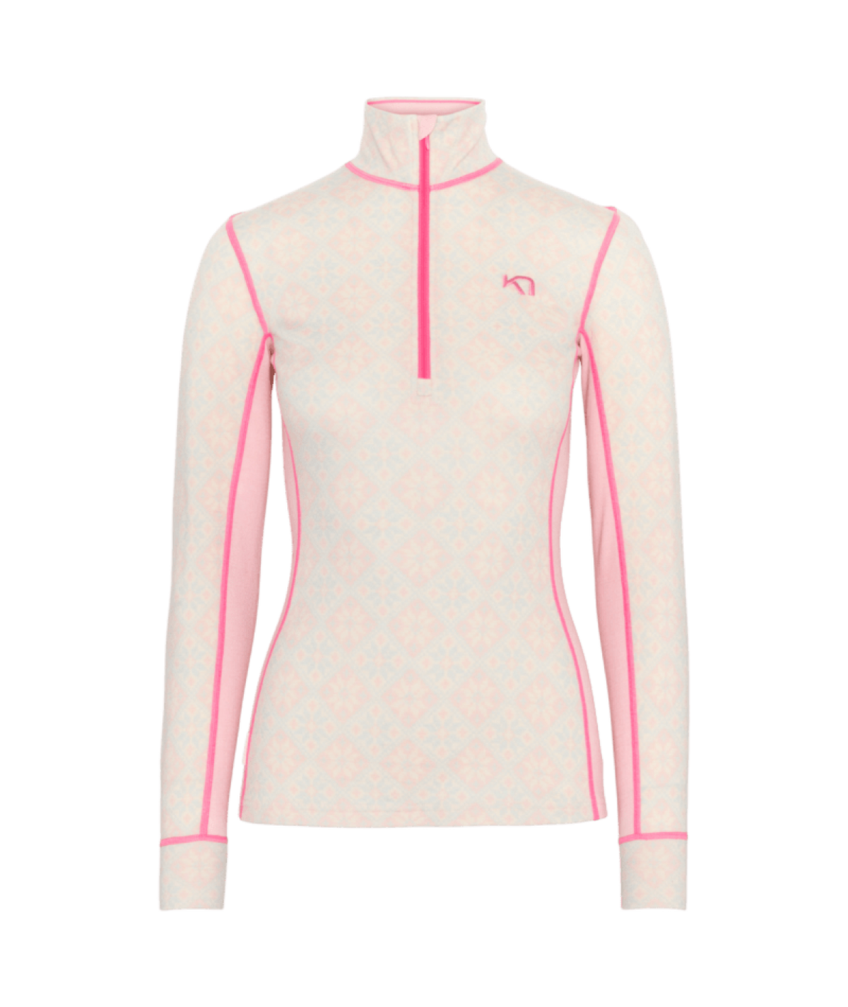 Kari Traa Rose Half Zip in PINK
