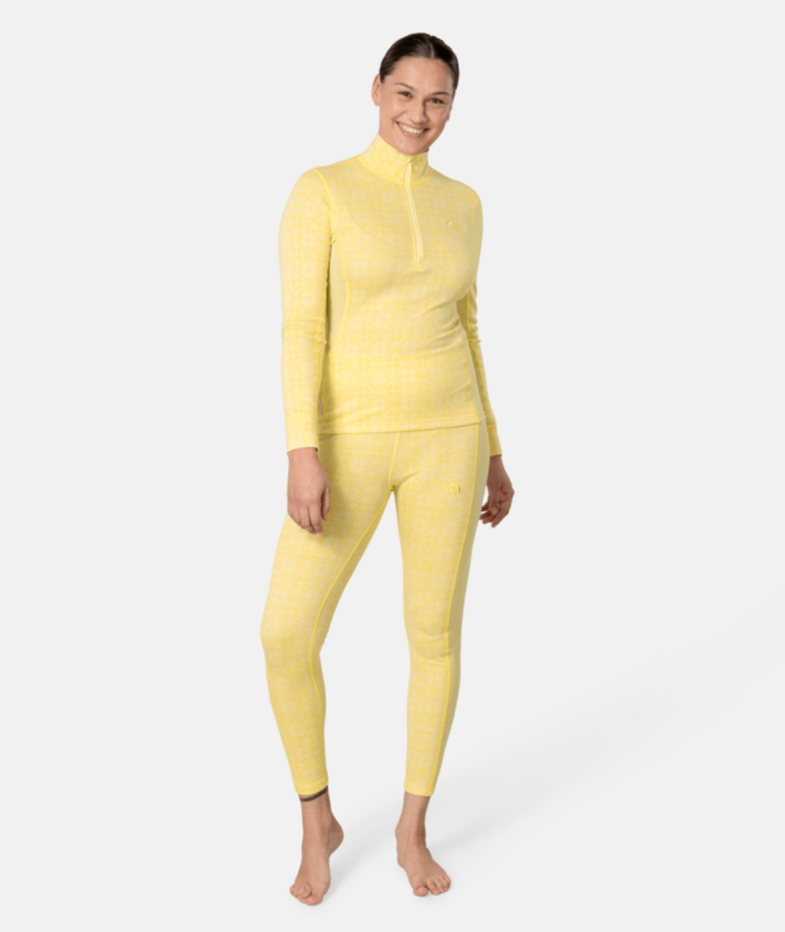 Kari Traa Rose Half Zip in GELB