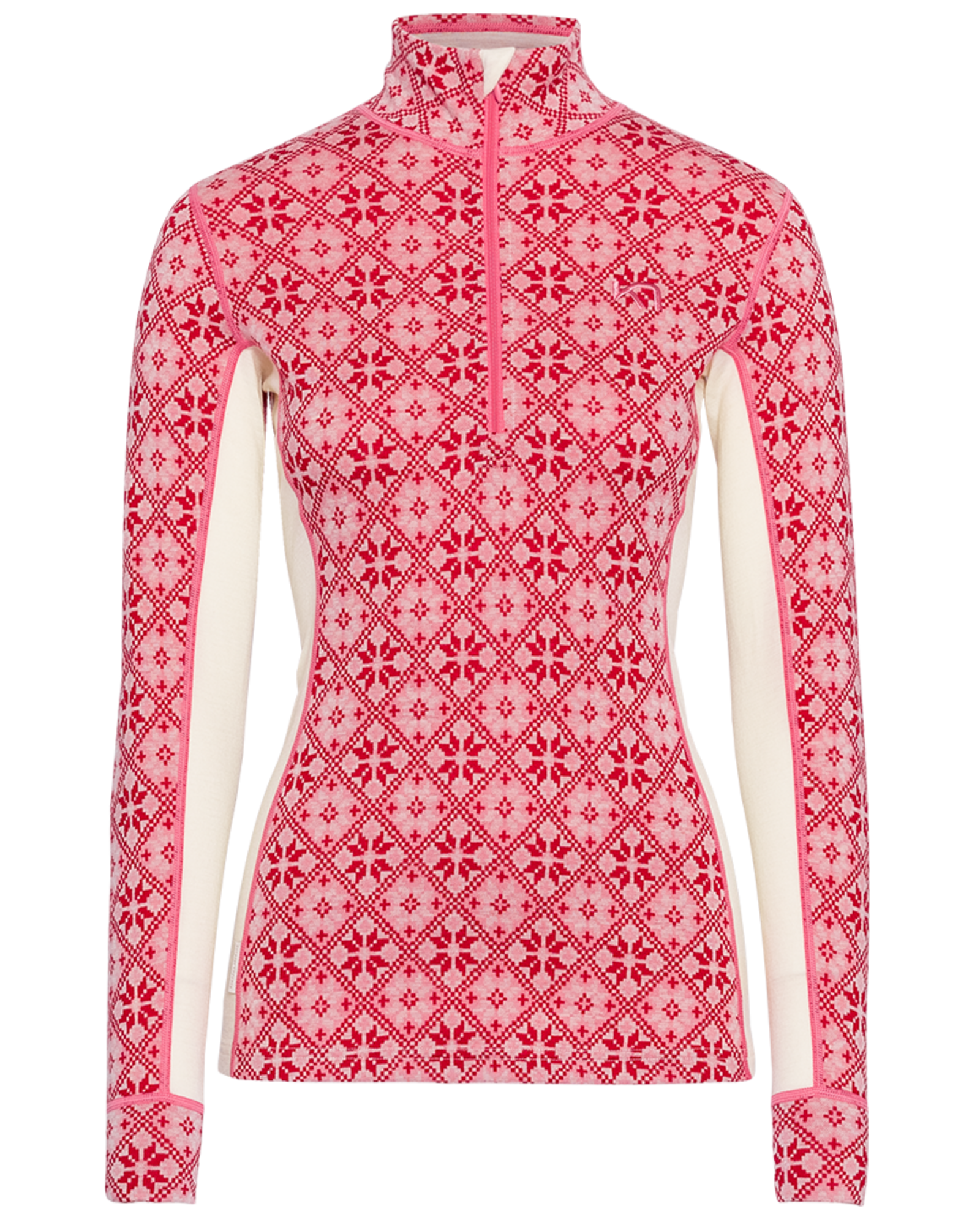 Kari Traa Rose Half Zip in PINK