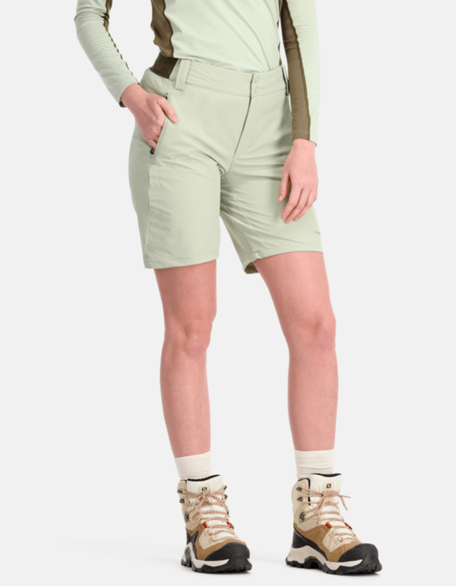 Kari Traa Sanne Outdoor Shorts 8In in BEIGE