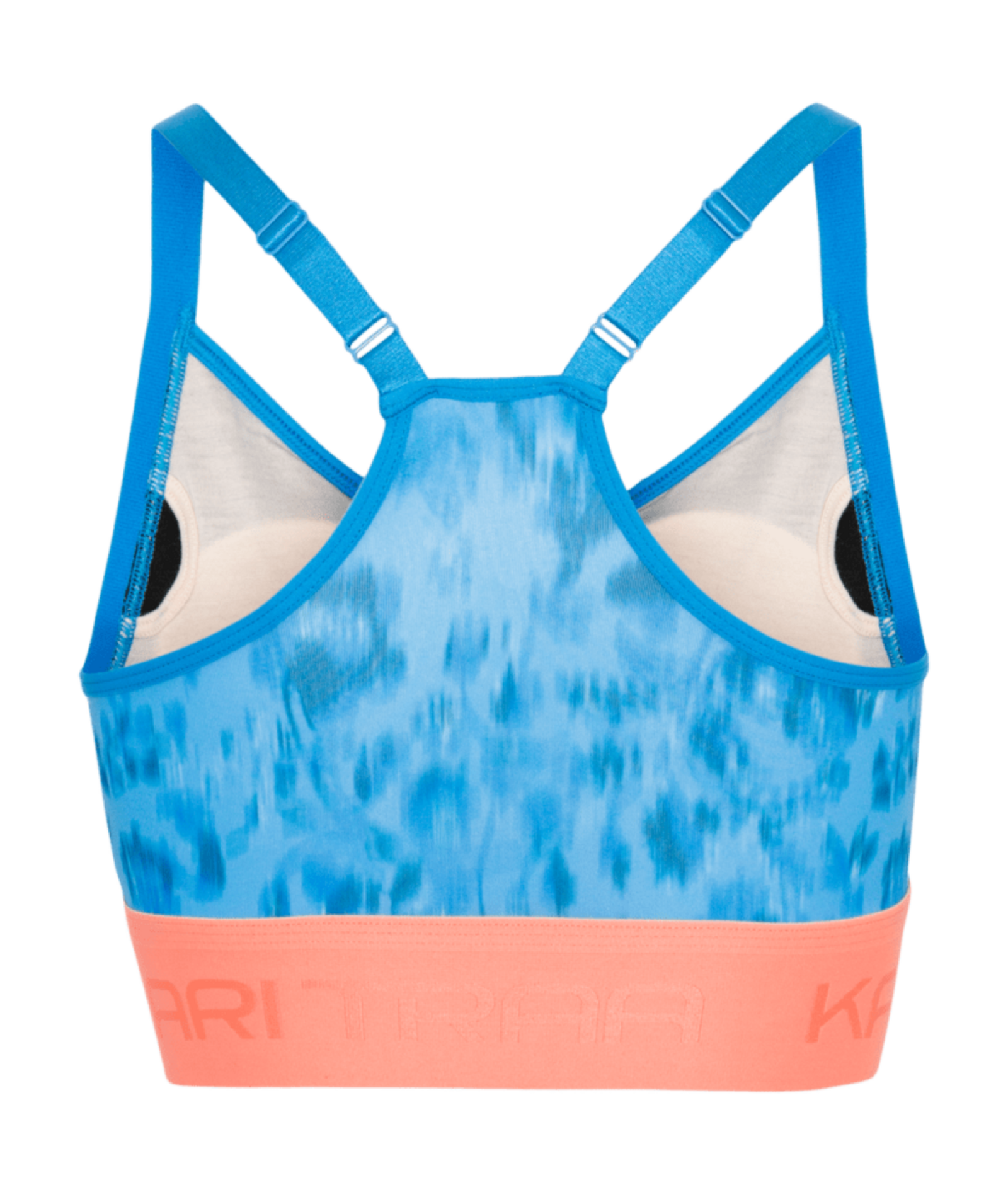 Kari Traa Froya Printed Sports Bra in BLAU