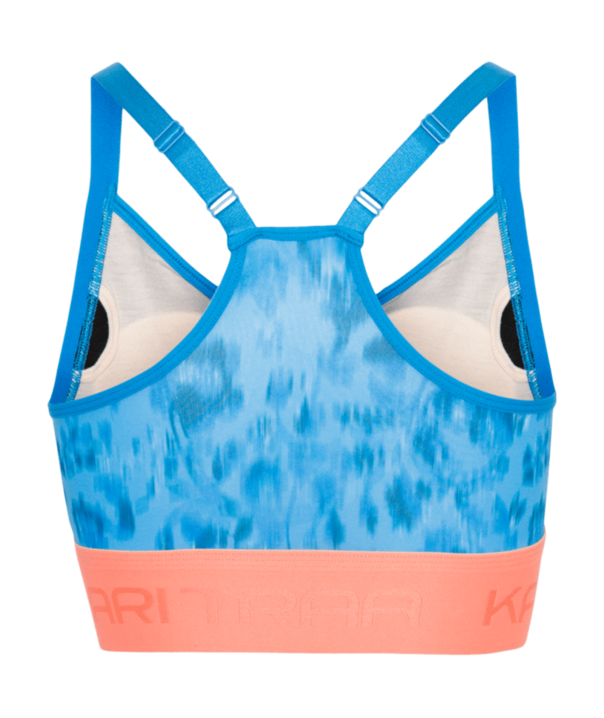 Kari Traa Froya Printed Sports Bra in BLAU