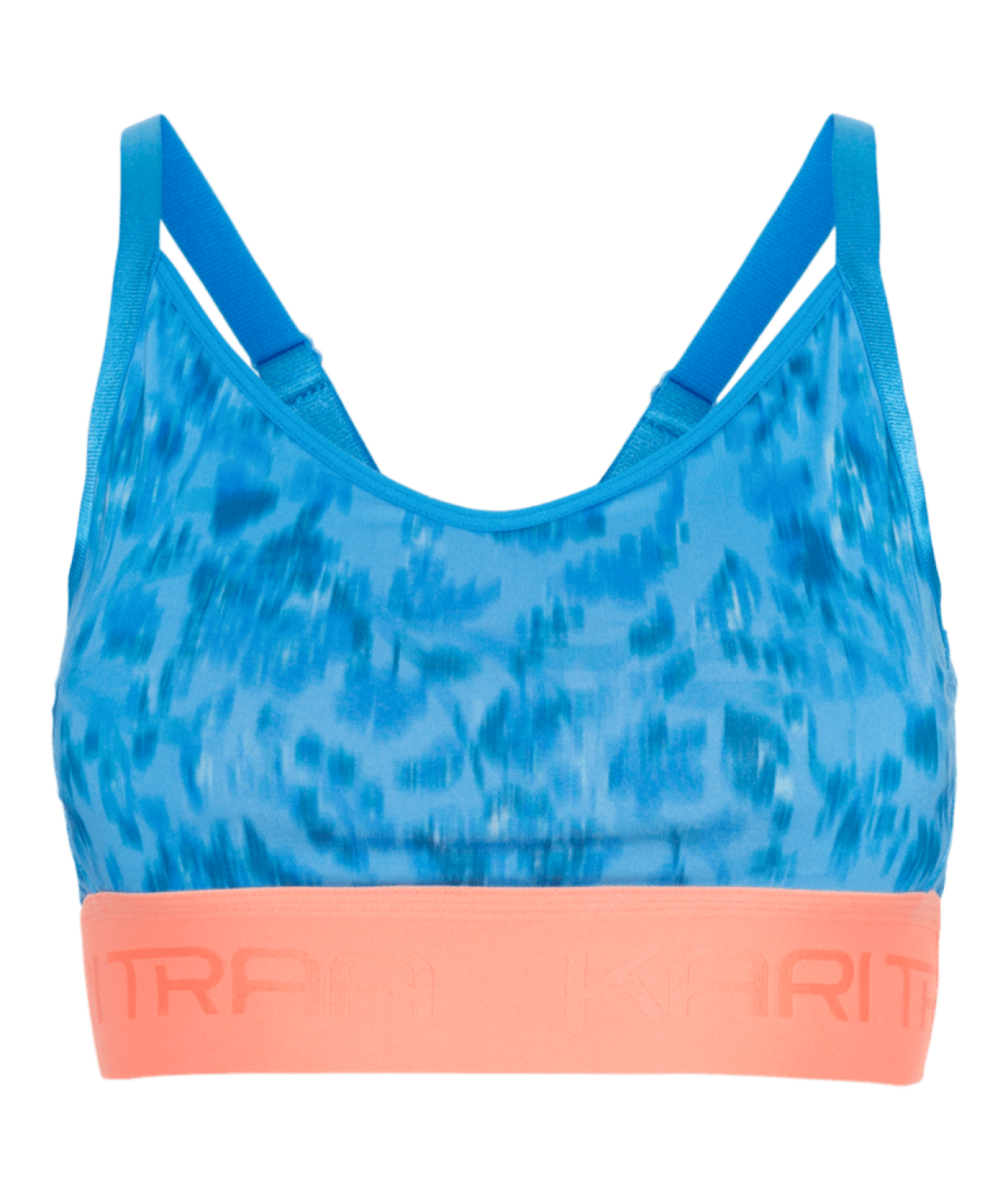 Kari Traa Froya Printed Sports Bra in BLAU