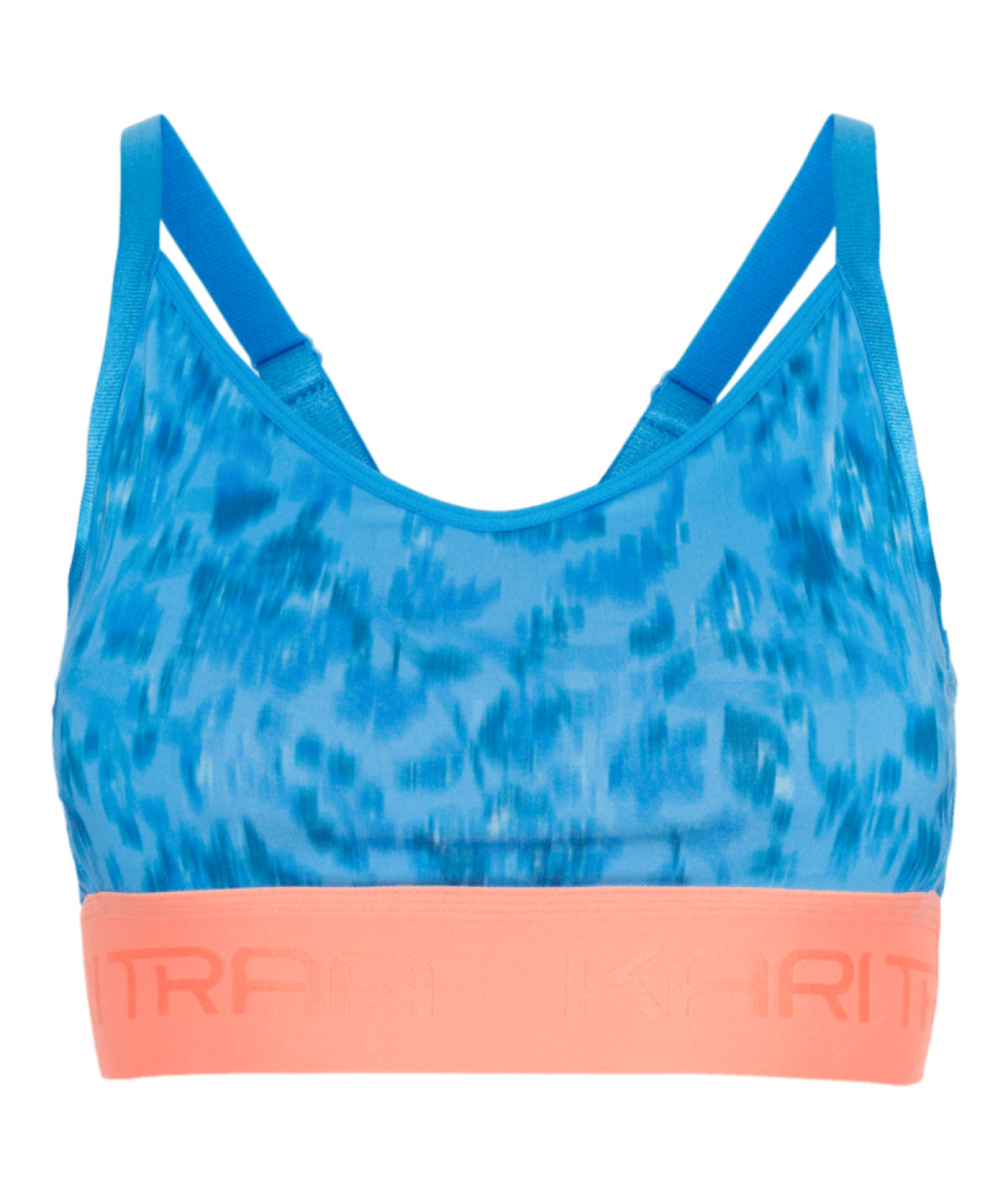 Kari Traa Froya Printed Sports Bra in BLAU
