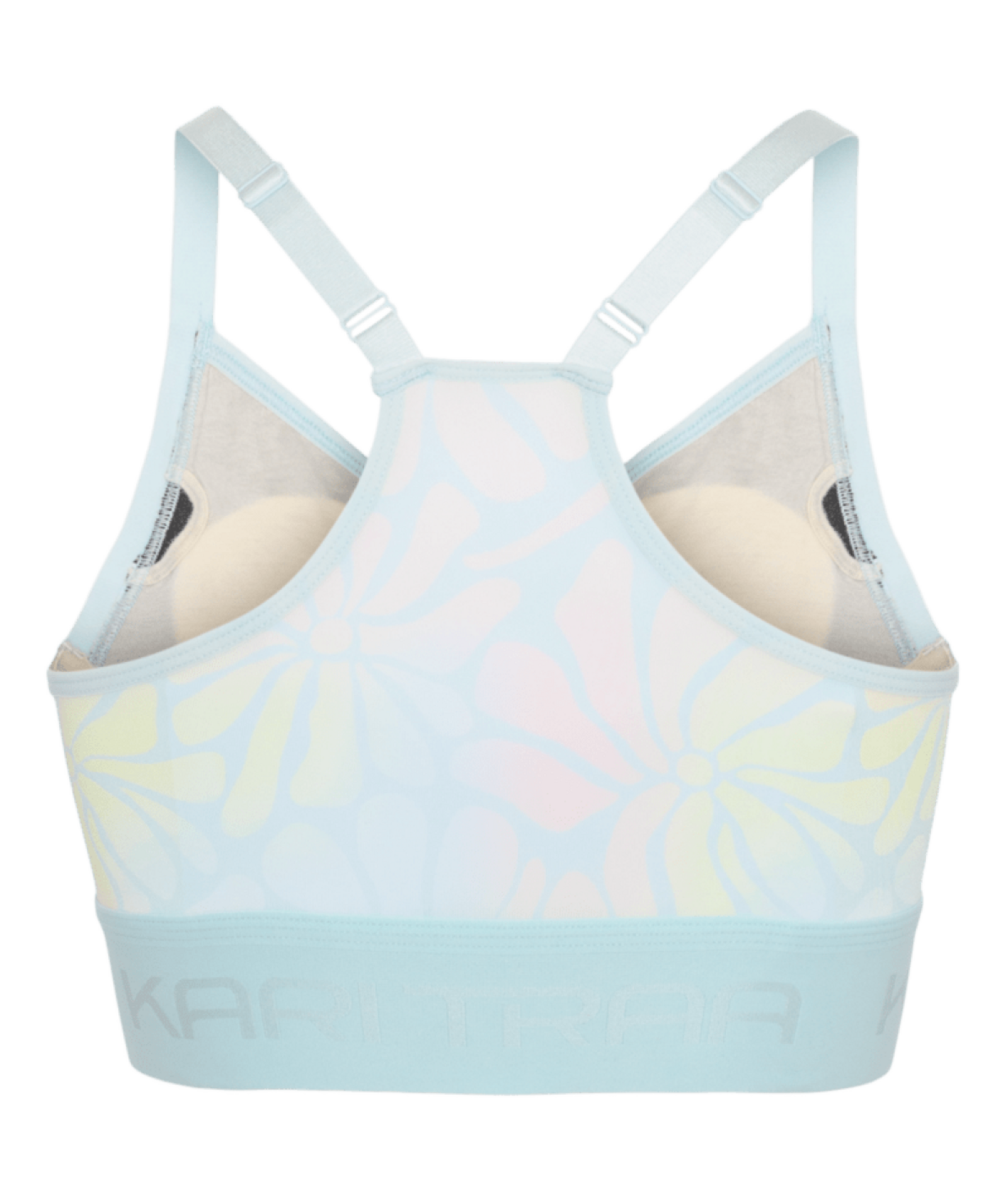 Kari Traa Froya Printed Sports Bra in BLAU