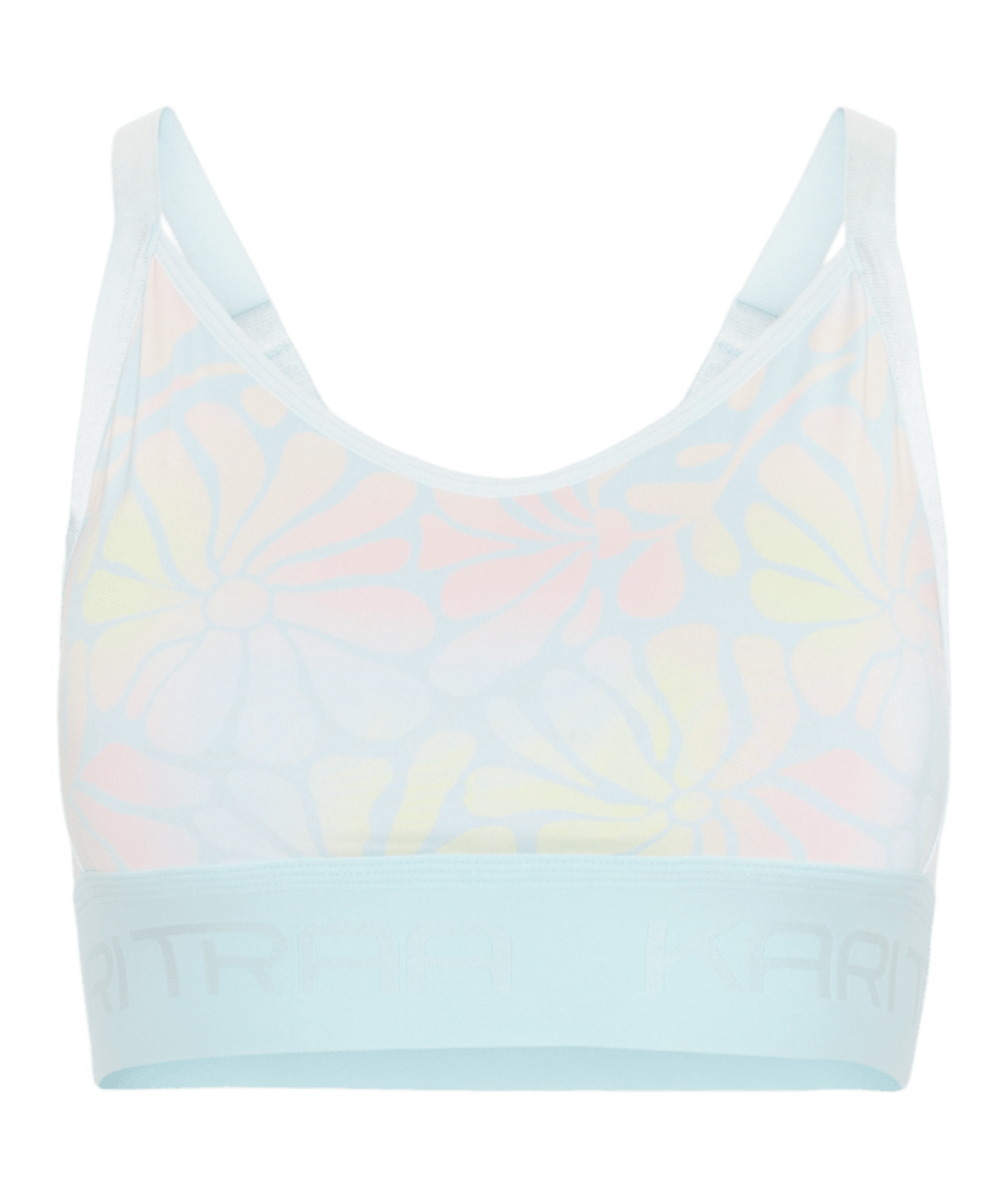 Kari Traa Froya Printed Sports Bra in BLAU