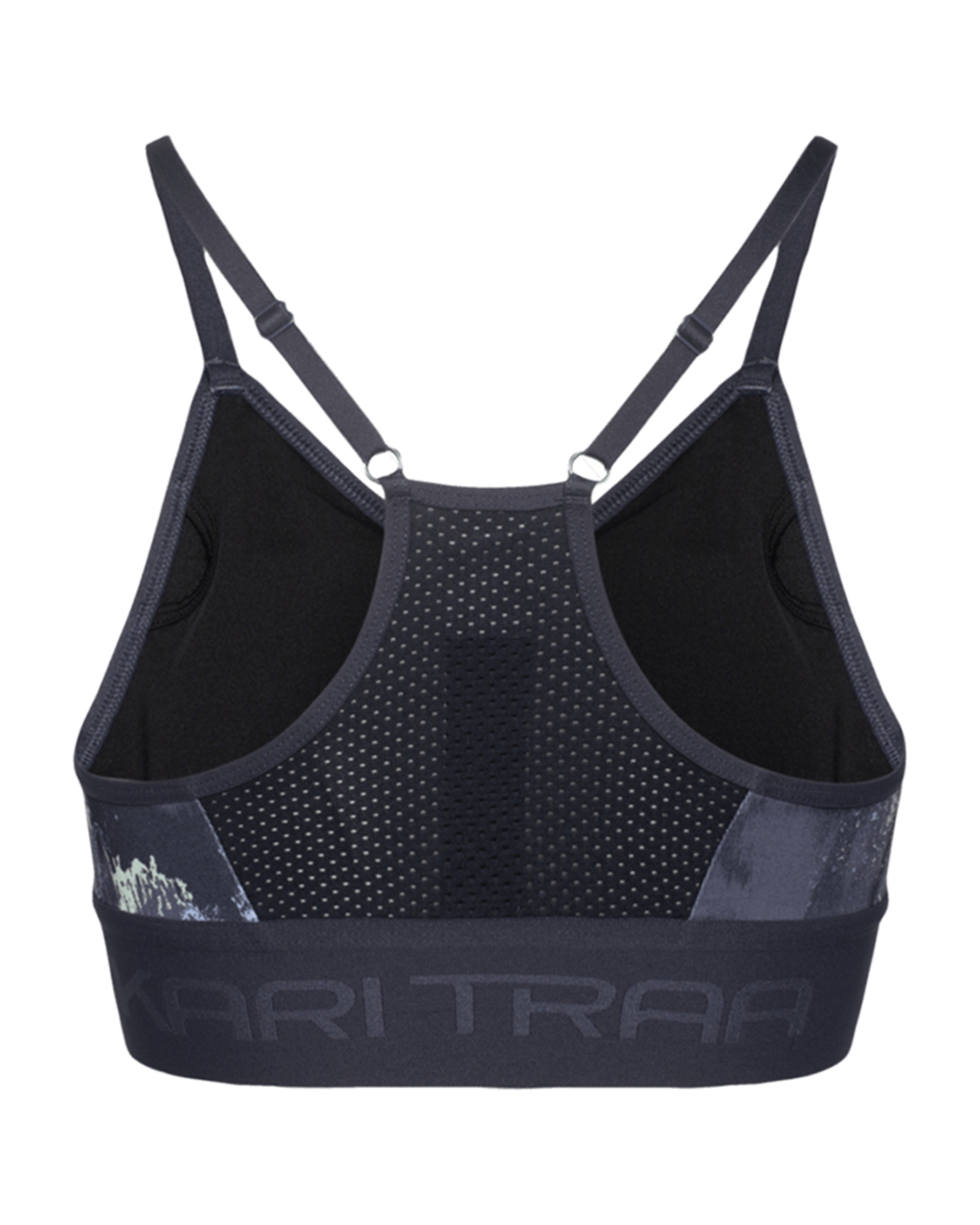 Kari Traa Var Printed Sports Bra in SCHWARZ