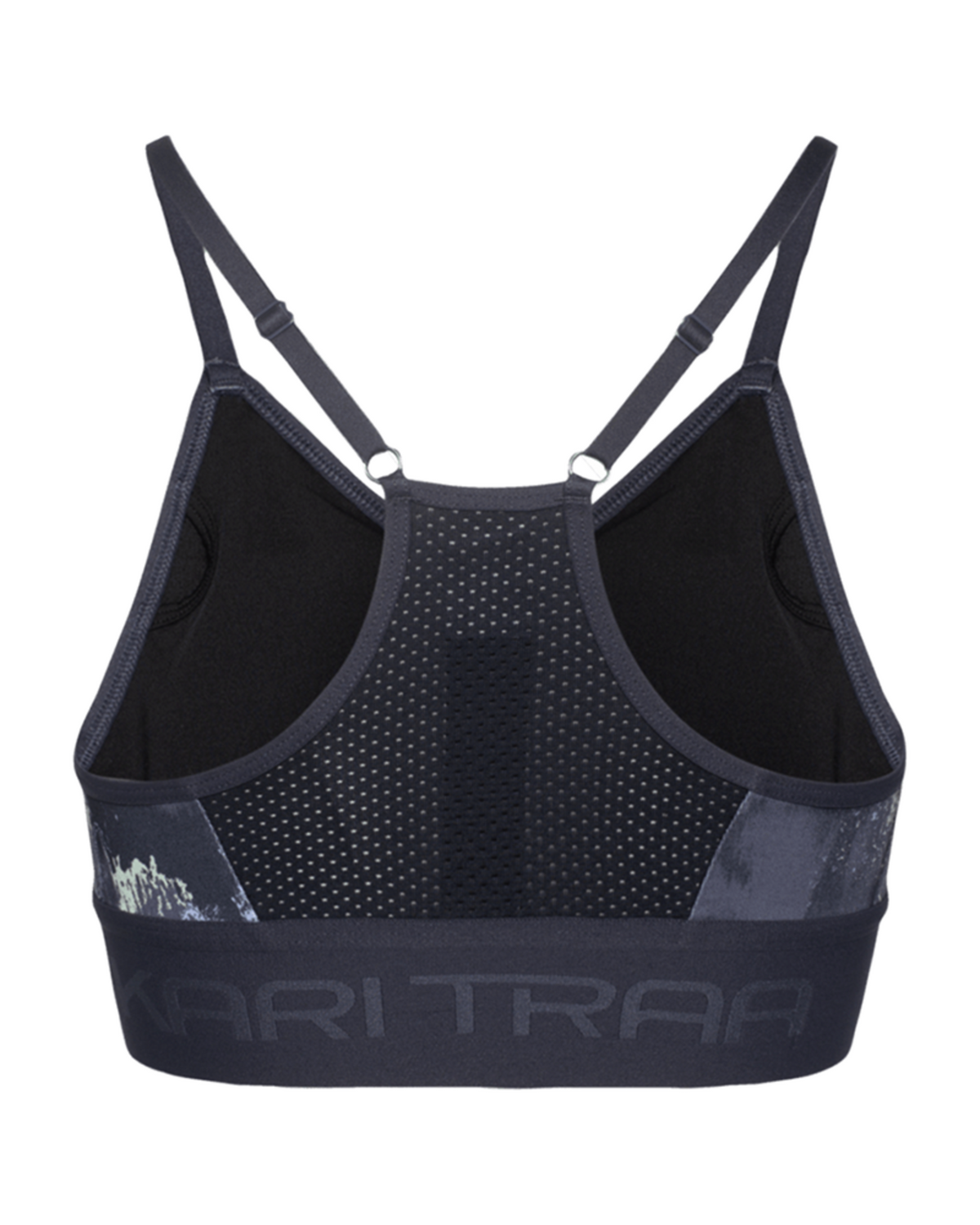 Kari Traa Var Printed Sports Bra in SCHWARZ