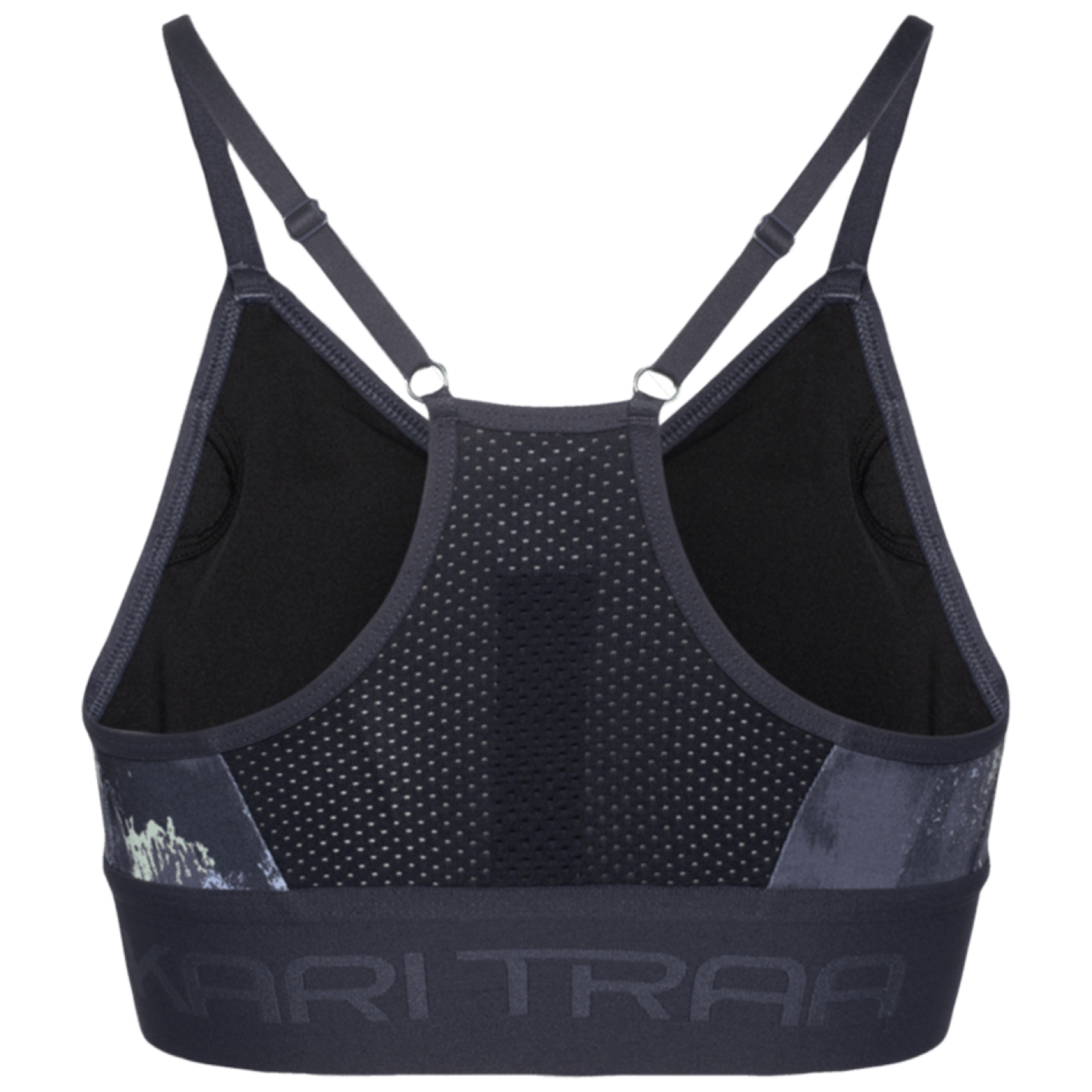 Kari Traa Var Printed Sports Bra in SCHWARZ
